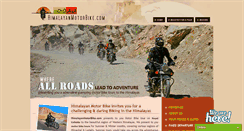 Desktop Screenshot of himalayanmotorbike.com